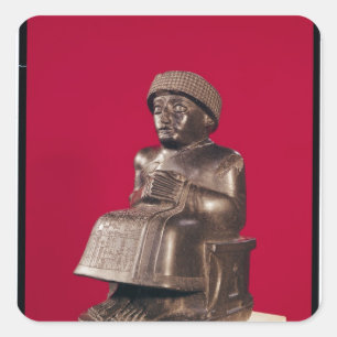 Adesivo Quadrado Gudea, príncipe de Lagash, dedicou a