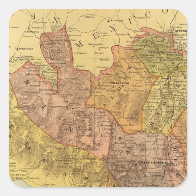 Adesivo Quadrado Guerrero (Frente)