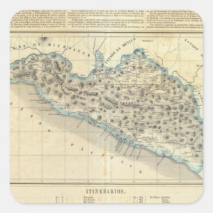 Adesivo Quadrado Guerrero, México
