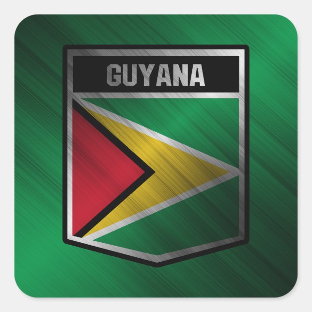 Adesivo Quadrado Guiana (Frente)