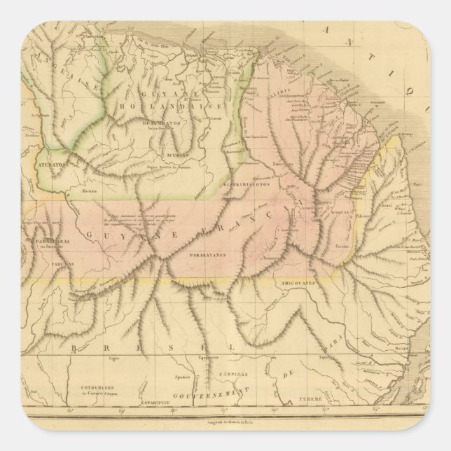 Adesivo Quadrado Guiana (Frente)