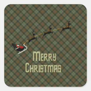 Adesivo Quadrado Gunn Weathered Scottish Tartan