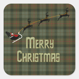 Adesivo Quadrado Gunn Weathered Scottish Tartan