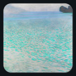 Adesivo Quadrado Gustav Klimt - Attersee<br><div class="desc">Attersee - Gustav Klimt, Oil on Canvas, 1910</div>