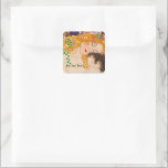 Adesivo Quadrado Gustav Klimt - Mãe e Filho<br><div class="desc">Gustav Klimt - Mãe e Criança - Mãe e Criança é uma seção detalhada da pintura de 1905 Três Idade da Mulher. Esta pintura também é conhecida como "Le Tre Eta Della Donna". Nesta imagem,  focamos apenas numa parte do trabalho de arte,  a mãe e a criança.</div>
