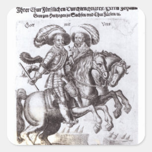 Adesivo Quadrado Gustavus Adolphus II e Gustavus Adolphus IV