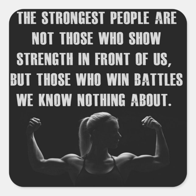 Adesivo Quadrado Gym Malhação Motivativo (Frente)