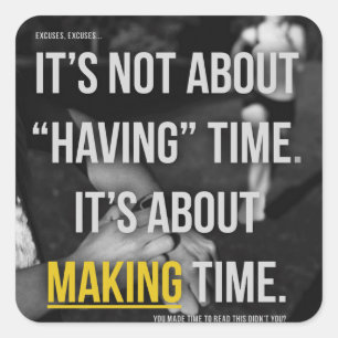 Adesivo Quadrado Gym Malhação Motivativo