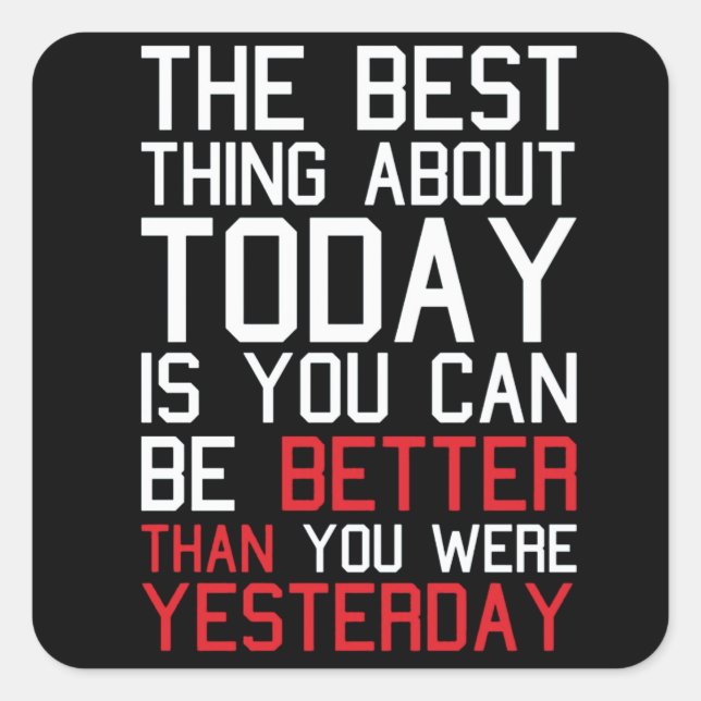 Adesivo Quadrado Gym Malhação Motivativo (Frente)