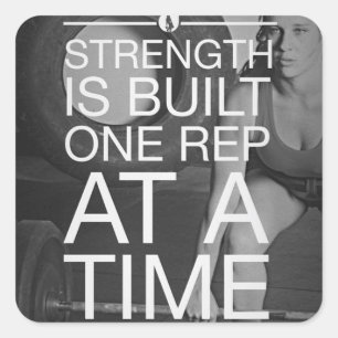 Adesivo Quadrado Gym Malhação Motivativo