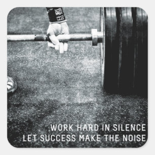 Adesivo Quadrado Gym Malhação Motivativo