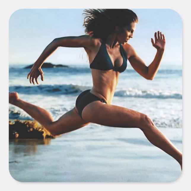 Adesivo Quadrado Gym Malhação Motivativo (Frente)