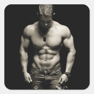 Adesivo Quadrado Gym Malhação Motivativo