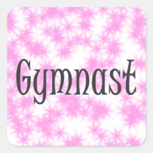 Adesivo Quadrado Gymnast