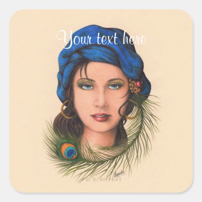 Adesivo Quadrado Gypsy (Frente)