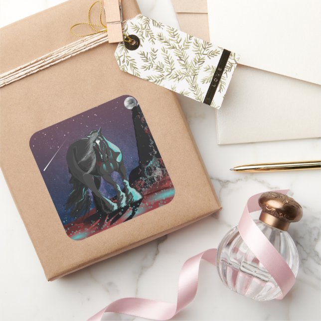 Adesivo Quadrado Gypsy Heart (Presentear)