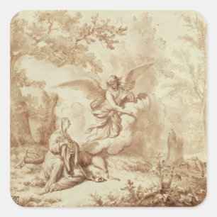 Adesivo Quadrado Hagar na natureza