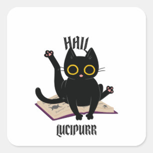 Adesivo Quadrado Hail Lucipurr