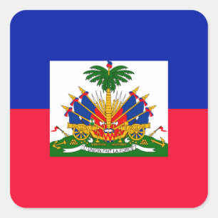 Adesivo Quadrado Haiti