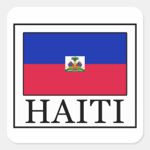 Adesivo Quadrado Haiti