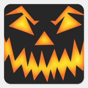 Adesivo Quadrado Halloween