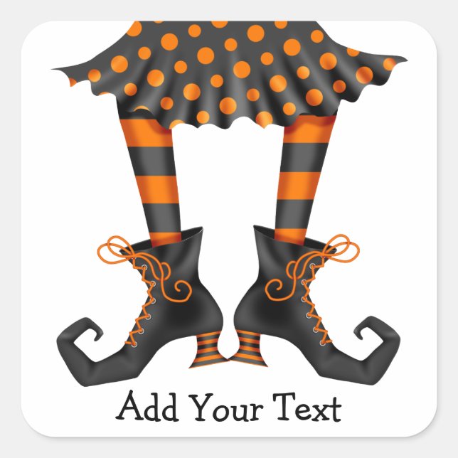 Adesivo Quadrado Halloween - SRF (Frente)