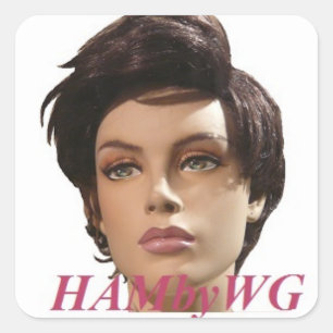 Adesivo Quadrado HAMbyWG - manequim