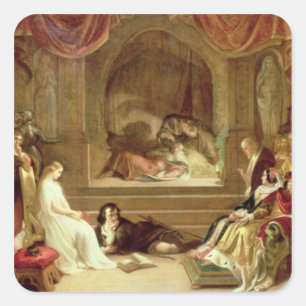 Adesivo Quadrado Hamlet