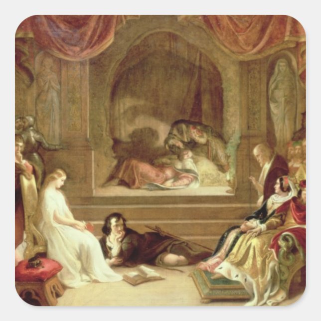 Adesivo Quadrado Hamlet (Frente)