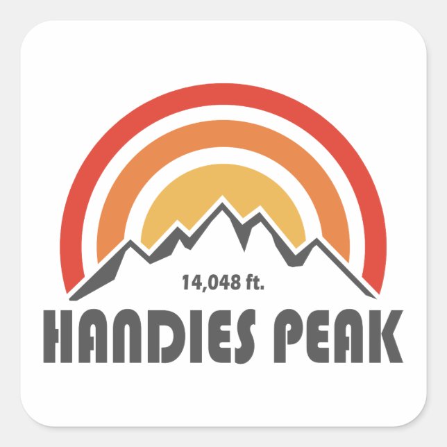 Adesivo Quadrado Handies Peak (Frente)