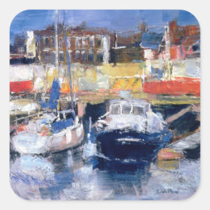 Adesivo Quadrado Harbour View do Lowestoft