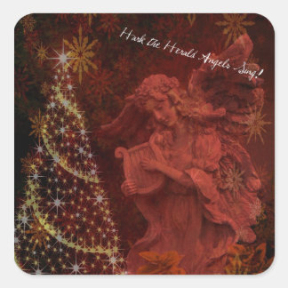 Adesivo Quadrado Hark the Harold Angels Sing Sticker