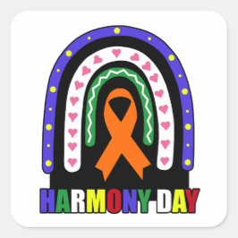 Adesivo Quadrado Harmony Day Austrália