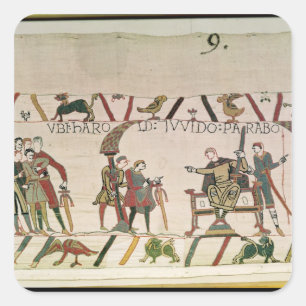 Adesivo Quadrado Harold e a cara estão falando junto