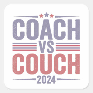 Adesivo Quadrado Harris Walz 2024 Eleição Kamala Tim Waltz América