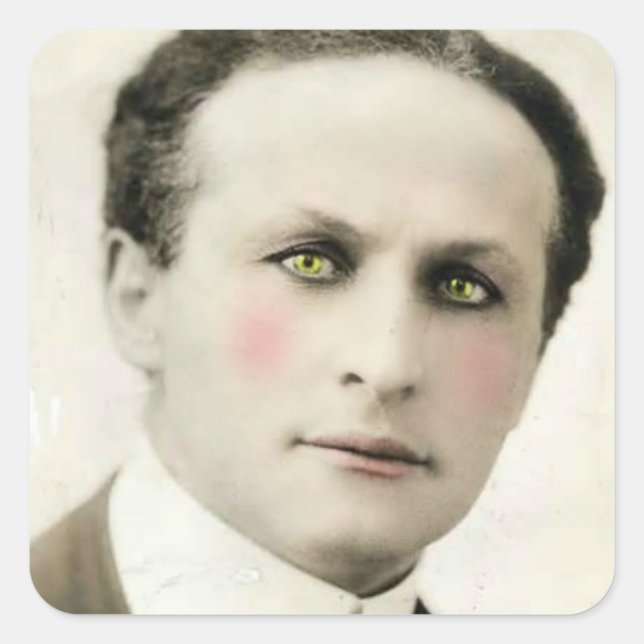 Adesivo Quadrado Harry Houdini Stickers (Frente)