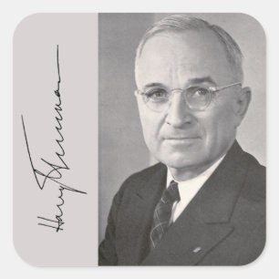 Adesivo Quadrado Harry Truman Sticker