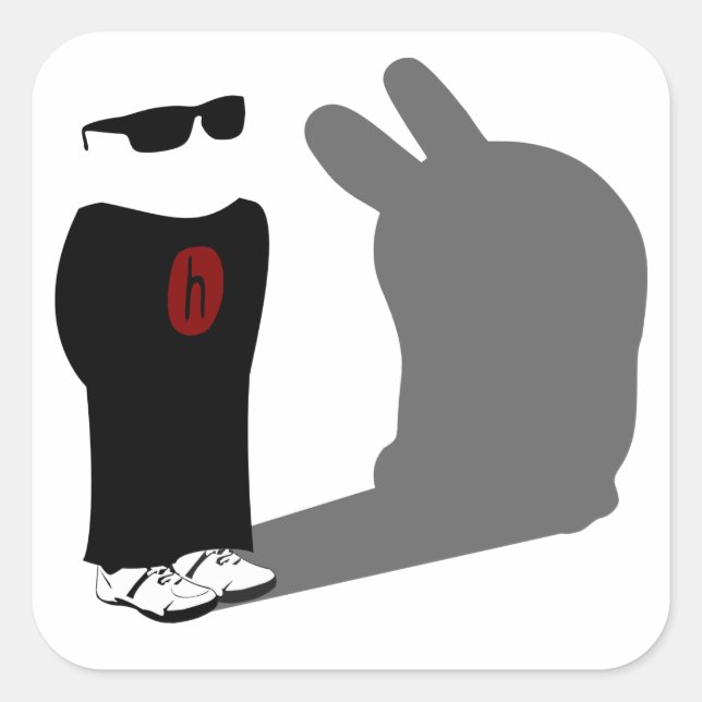 Adesivo Quadrado Harvey OS original (Frente)