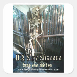 Adesivo Quadrado HAS por Shannon Promo Stickers