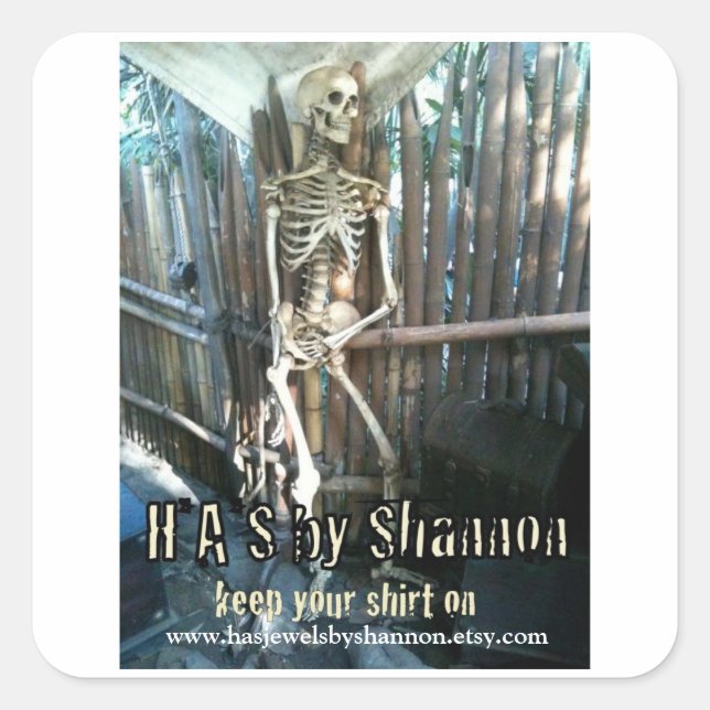 Adesivo Quadrado HAS por Shannon Promo Stickers (Frente)