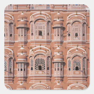 Adesivo Quadrado Hawa Mahal (Palácio dos Ventos), Jaipur