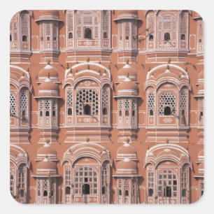 Adesivo Quadrado Hawa Mahal (Palácio dos Ventos), Jaipur 2