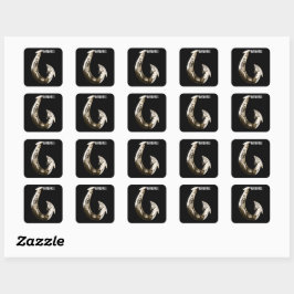 Adesivo Quadrado Hawaii Tribal Hook