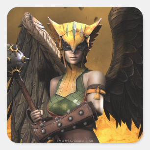 Adesivo Quadrado Hawkgirl