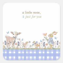 Adesivo Quadrado Hearthlight Notes Primavera Gingham de Prado Macio