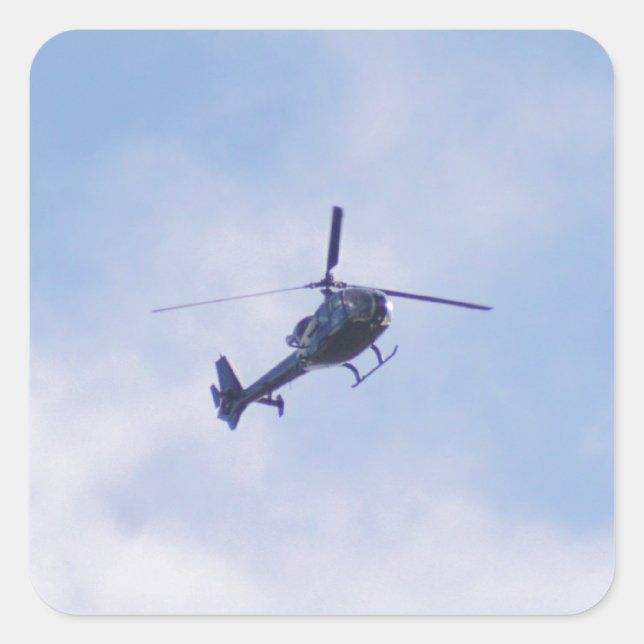 Adesivo Quadrado Helicóptero Gazelle (Frente)