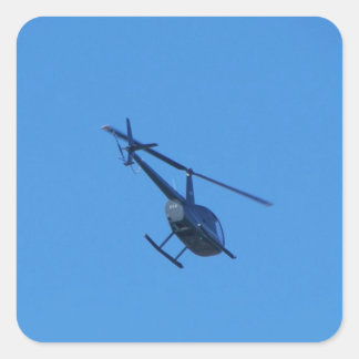 Adesivo Quadrado Helicóptero R44