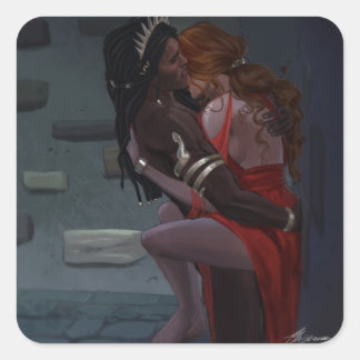 Adesivo Quadrado Helion e a Senhora do outono