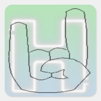 Adesivo Quadrado Hella Button