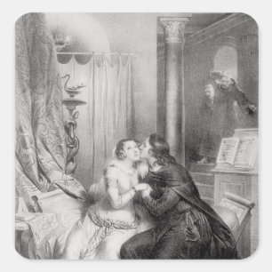 Adesivo Quadrado Heloise e Abelard